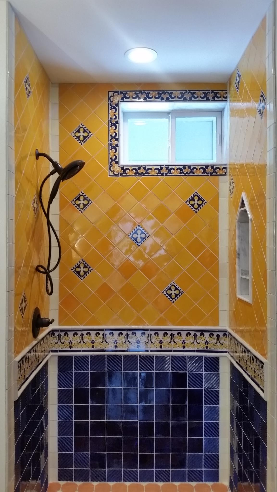 Colorful wall tiles