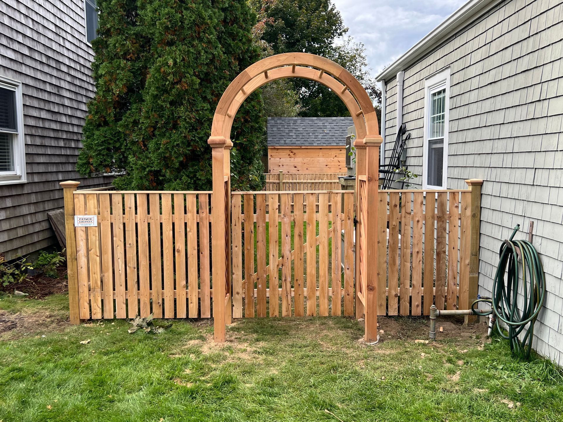 Spaced flat board with thin cap with arbor