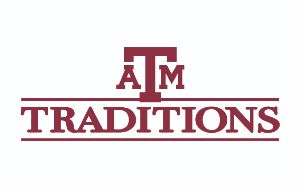 The logo for atm traditions is a red logo with a white t on it.