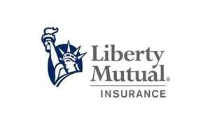 Liberty Mutual Insurance logo with Statue of Liberty and text.