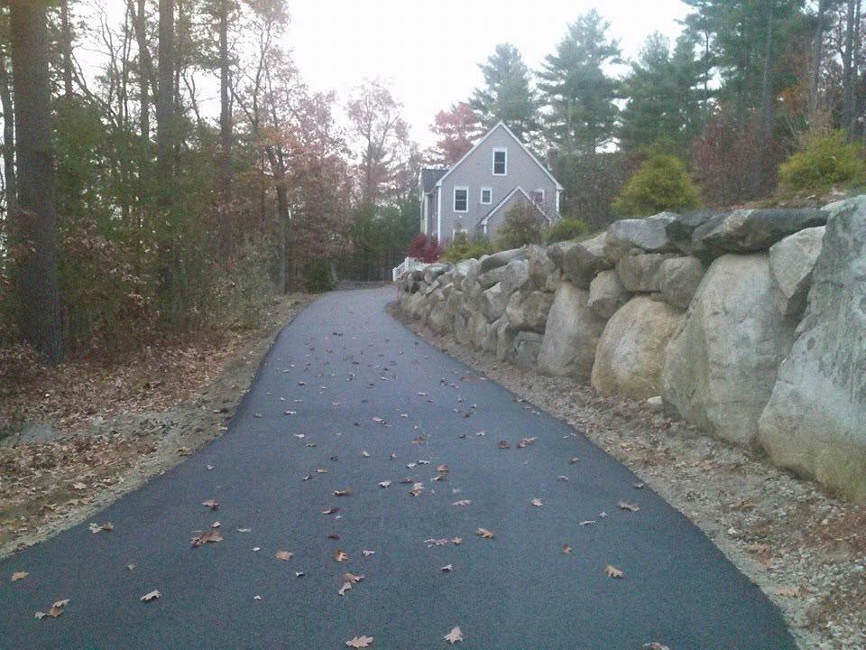 Asphalt driveway