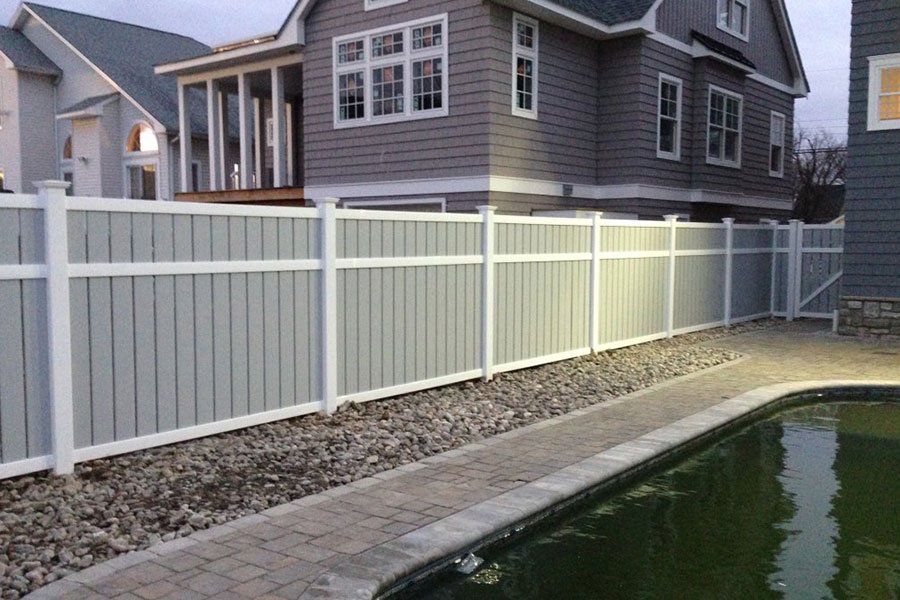 Vinyl fence