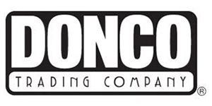 Donco Trading Company logo, white text on a black background. Includes the word 