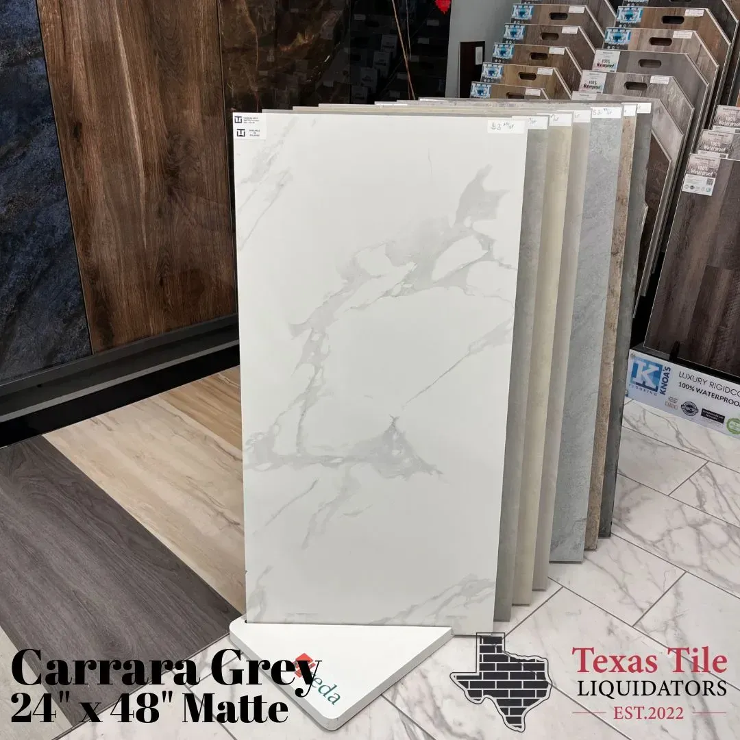 Display stand of Carrara Grey 24
