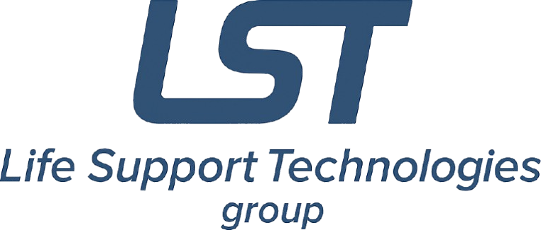 Life Support Technologies group logo with blue &ldquo;LST&rdquo; and gray text on white background
