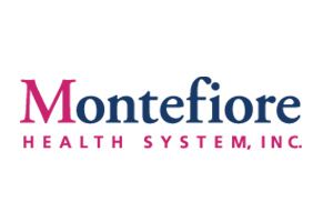 Montefiore Health System, Inc. logo in pink and dark blue text