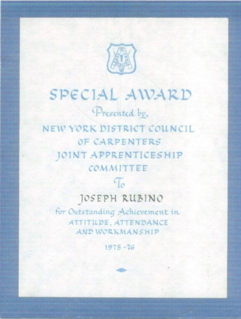 Airlite Home Center - Carpenter Award 1975-1976