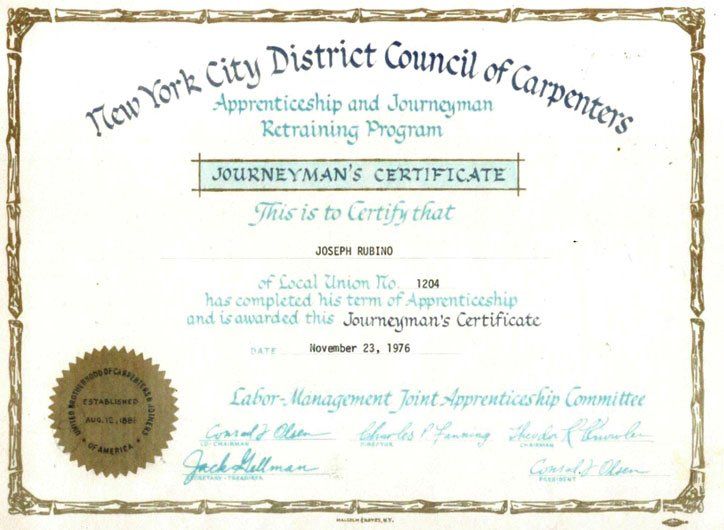 Airlite Home Center - Carpenters Diploma 1976