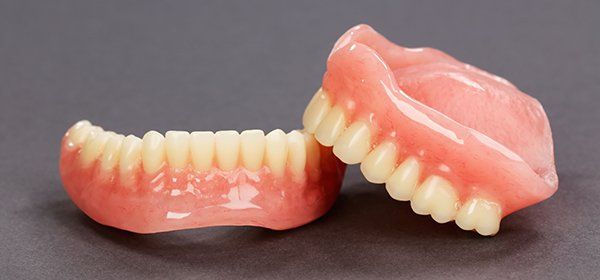 A set of dentures