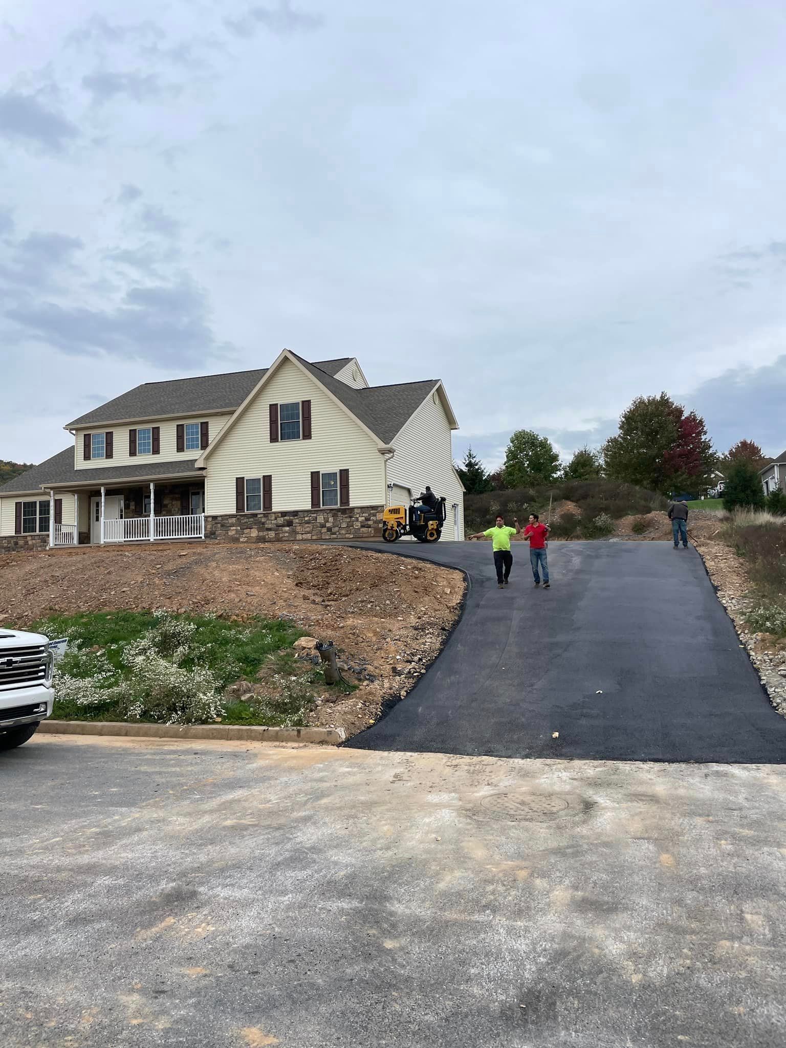Mike Young's Paving recent project