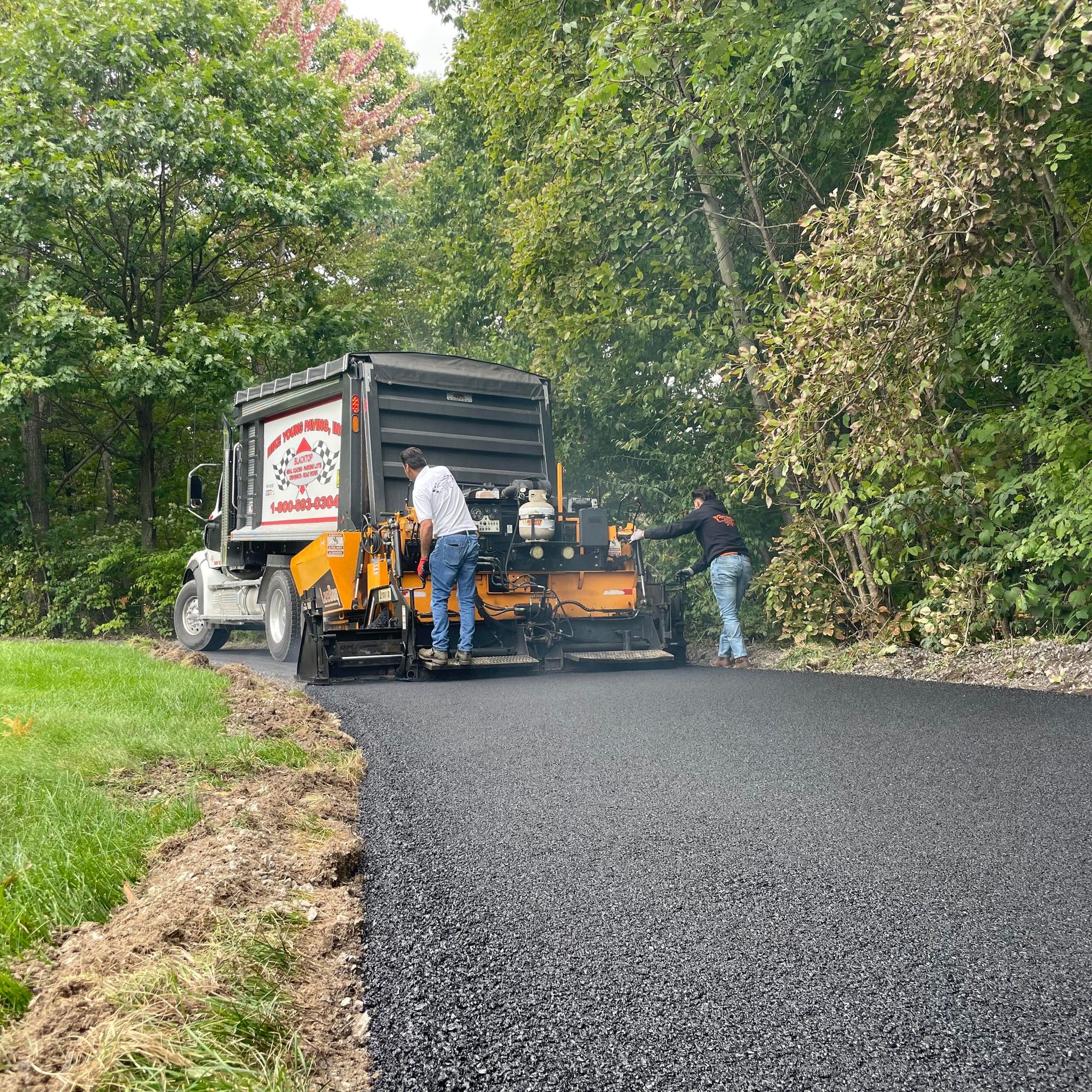 Mike Young's Paving recent project