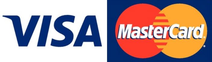 Visa and Mastercard logo