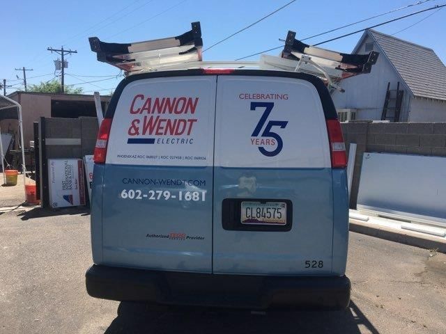 The back of a cannon and wendt van