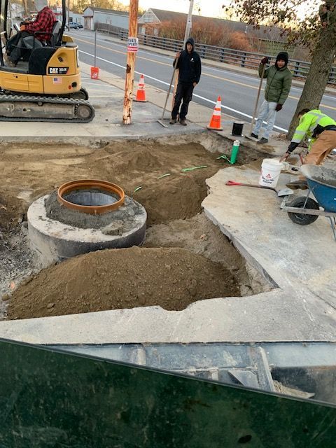 Drainage system installation