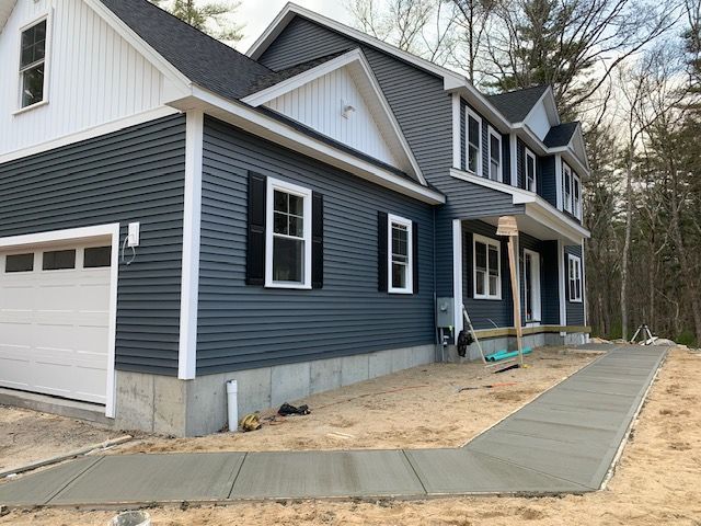 Newly installed walkway