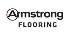 Armstrong Flooring logo, black text on white background.