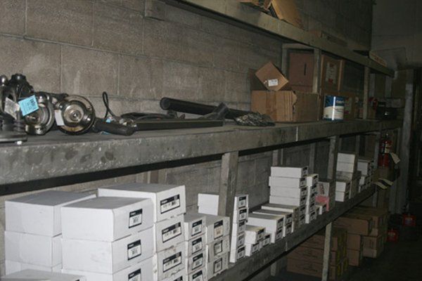 All sorts of equipment and parts