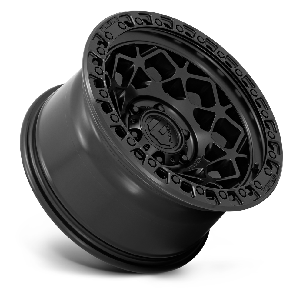 FUEL D786 Matte Black with Matte Black Ring