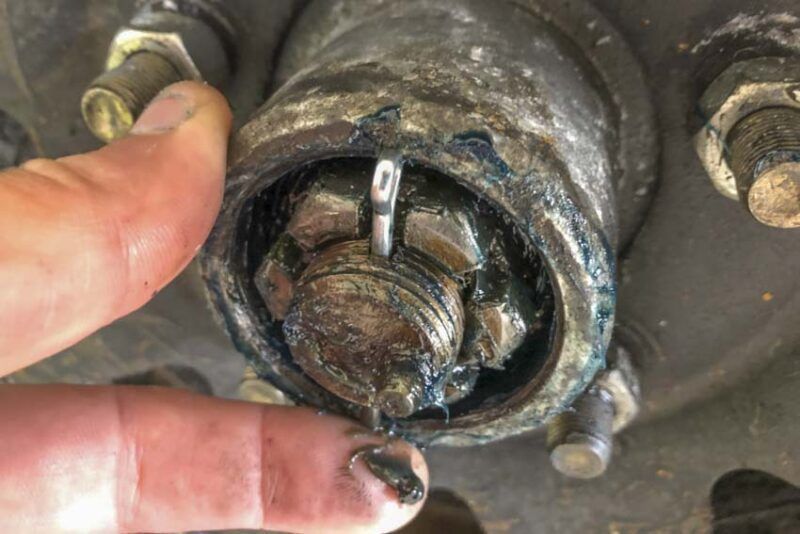 a person is holding a bearing