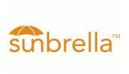 Sunbrella logo: Orange umbrella over