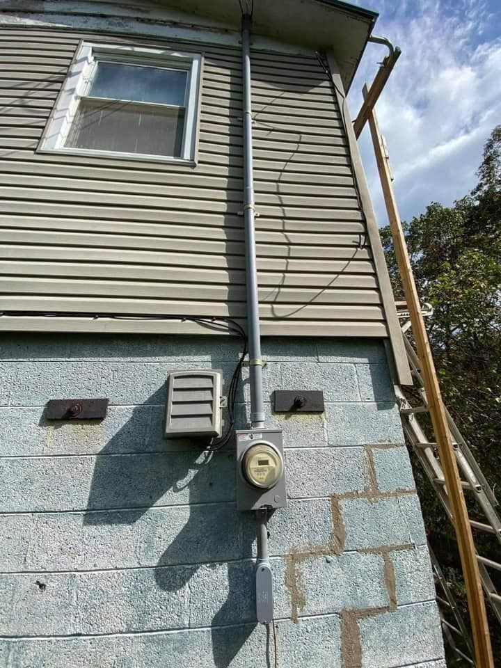 Electrical service upgrade in St Albans done by Nathan and Ryan