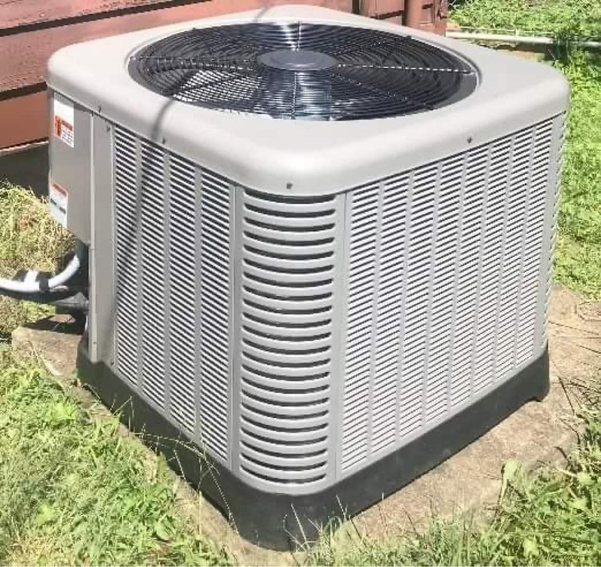 Heat pump installation by our technician Bob in Alum Creek, WV