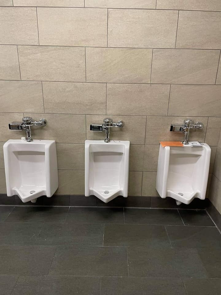 Our plumber Gary set these fixtures at Lowe's in Nitro, West Virginia.