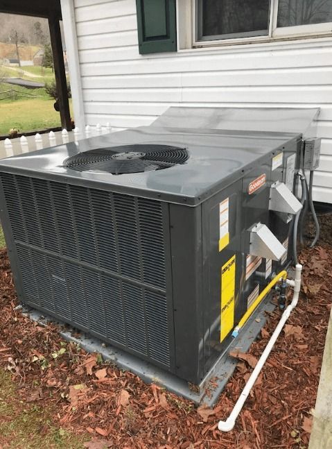 This gas electric package unit installation was done by our install foreman Bob in Madison, WV.