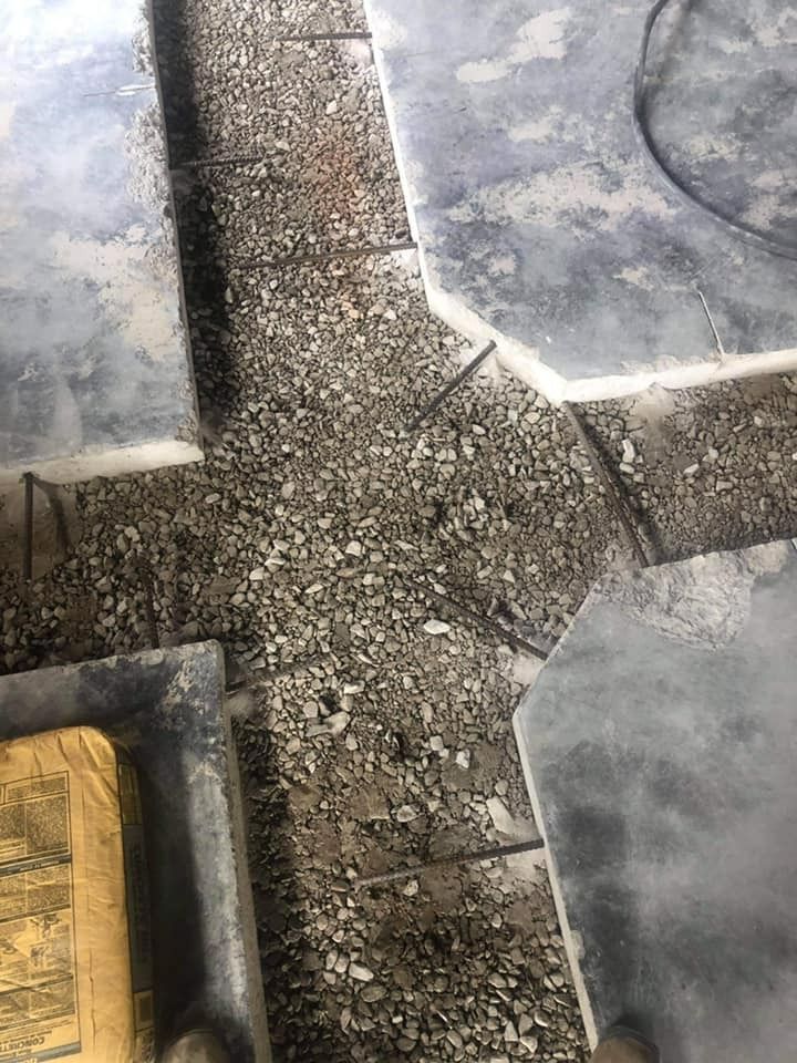 Our technician Gary completed this commercial plumbing rough-in for a new restaurant in Barboursville, West Virginia.