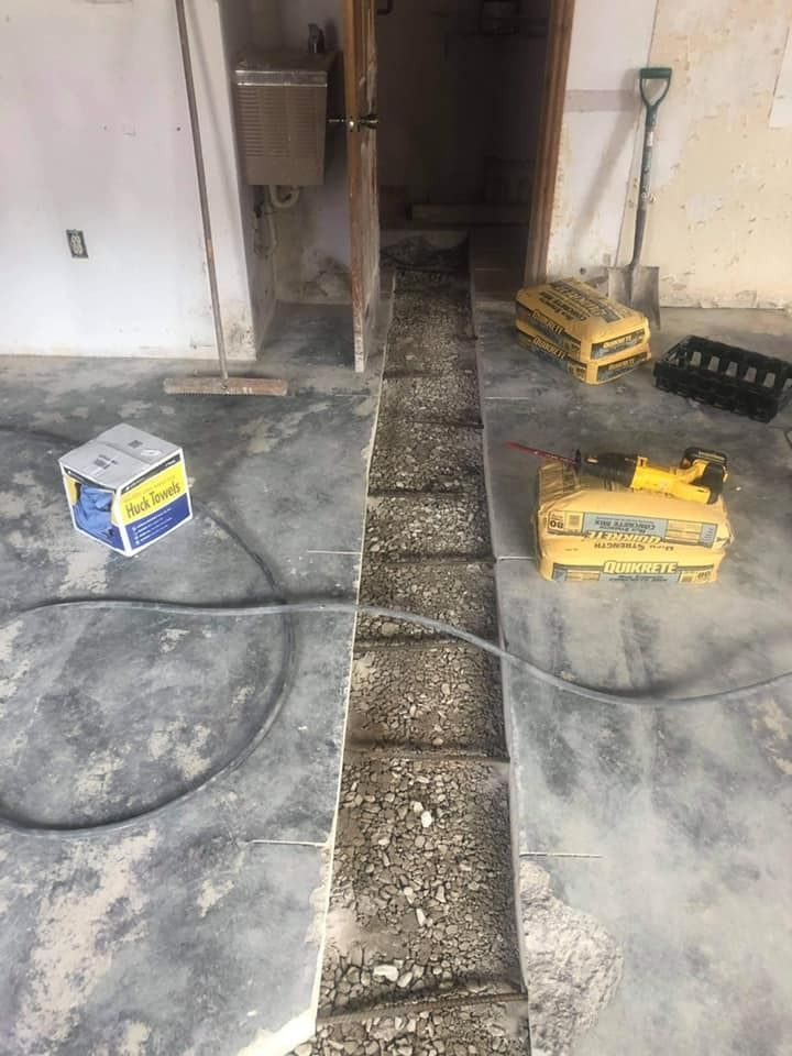 Our technician Gary completed this commercial plumbing rough-in for a new restaurant in Barboursville, West Virginia.
