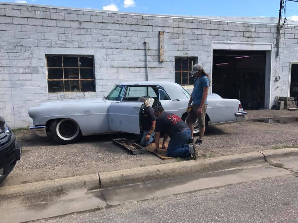 Classic car glass repair