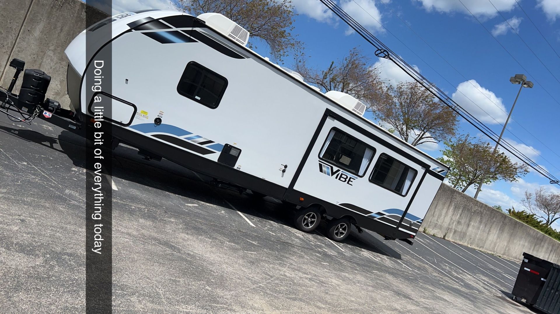 RV travel trailers with tinted windows
