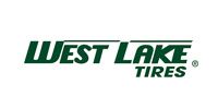West Lake Tires logo in dark green text with a horizontal green line above