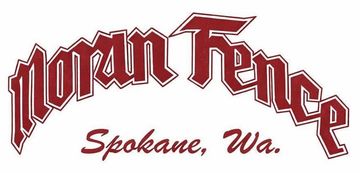 Moran Fence LLC logo in white text on a maroon fence graphic background