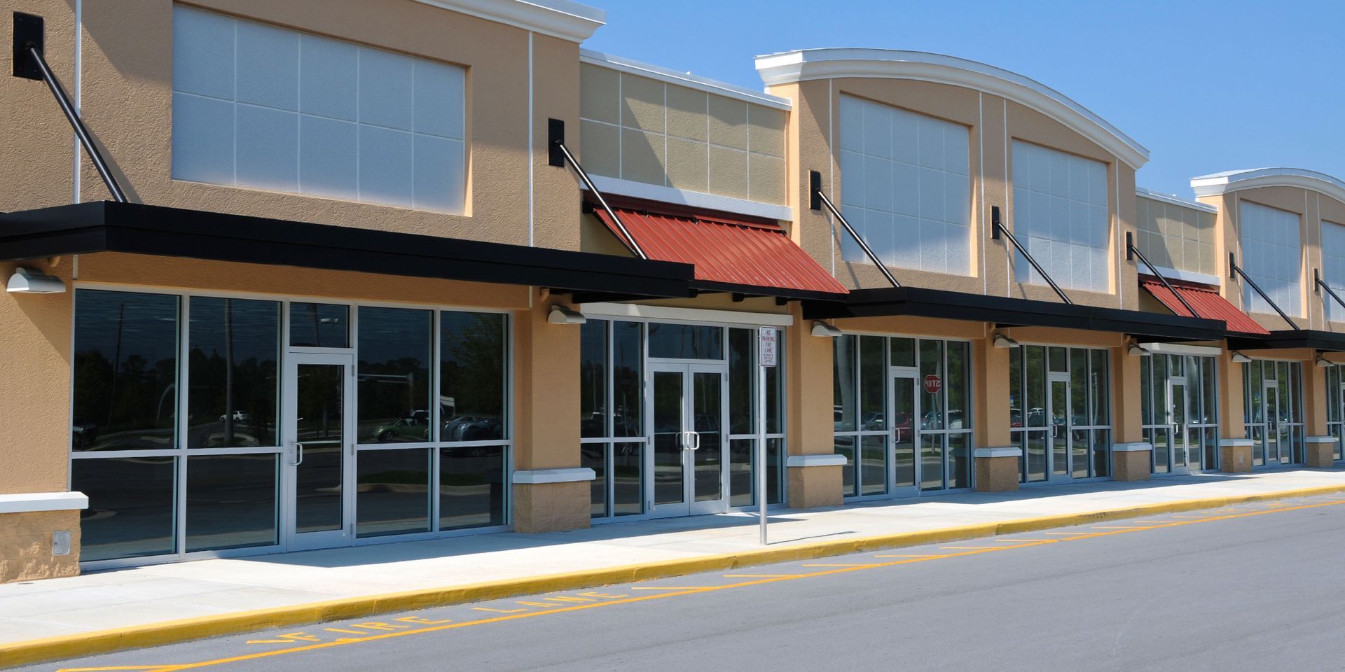 Commercial building painting