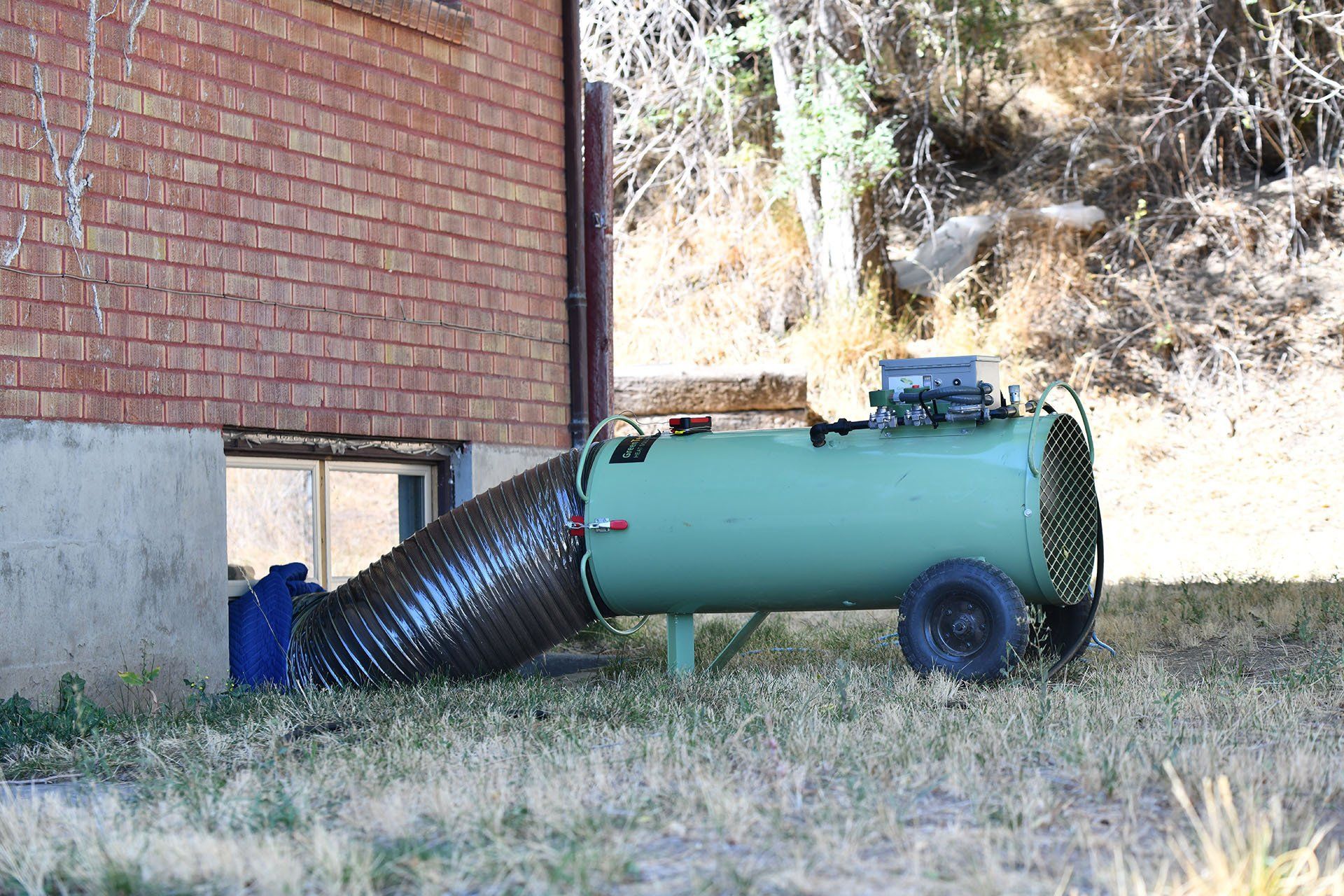 Bed bug heater treatment
