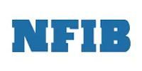 The word nfib is written in blue letters on a white background.