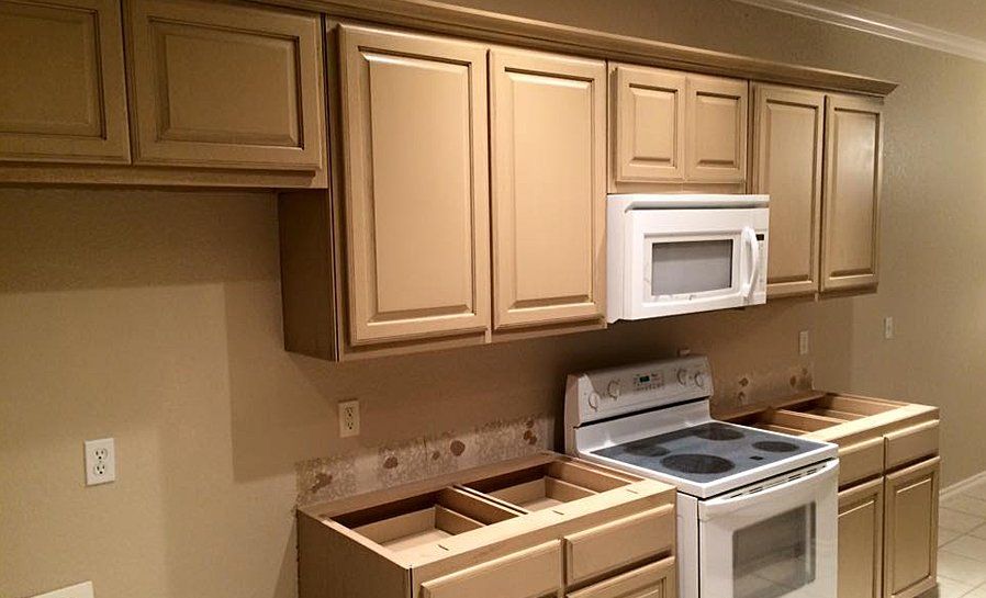 Kitchen cabinet painting