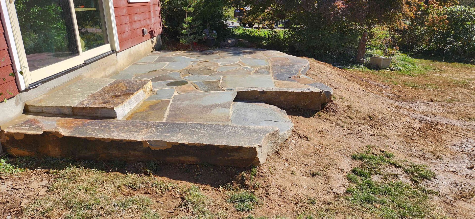 natural stone installation