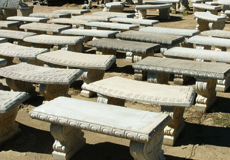 Concrete benches