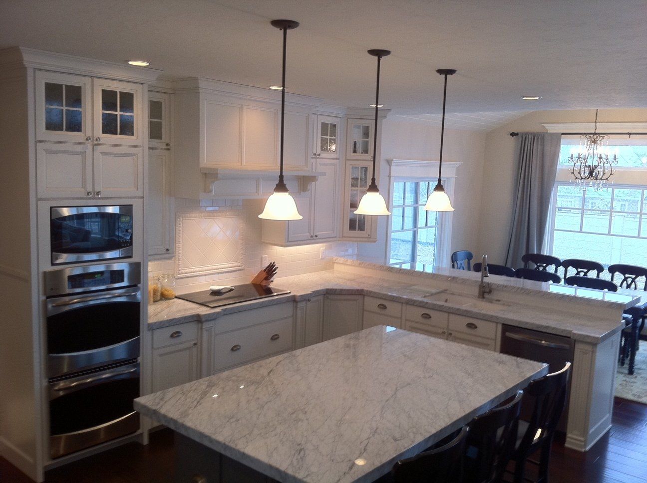 Granite kitchen countertop