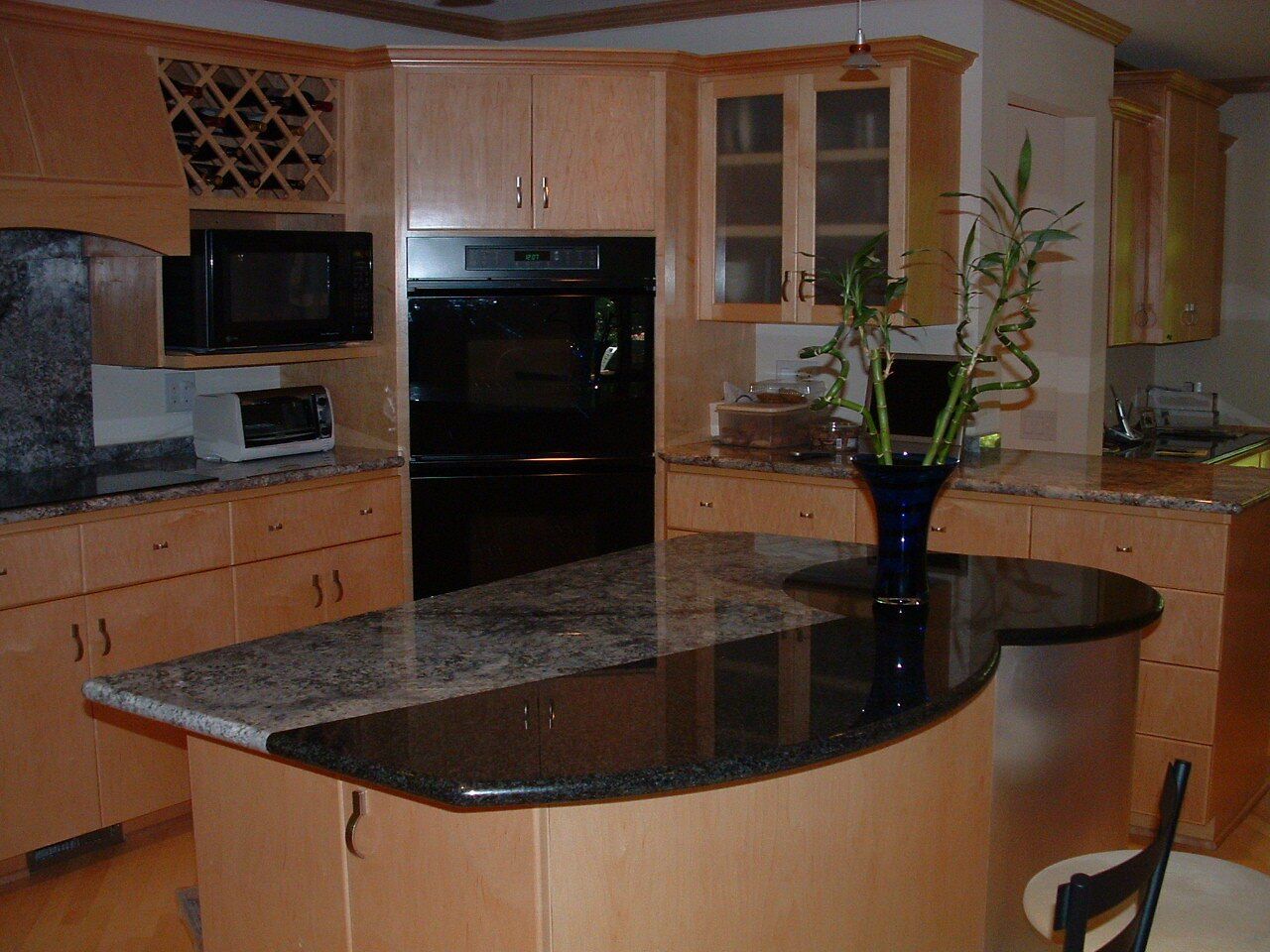 Granite kitchen countertop