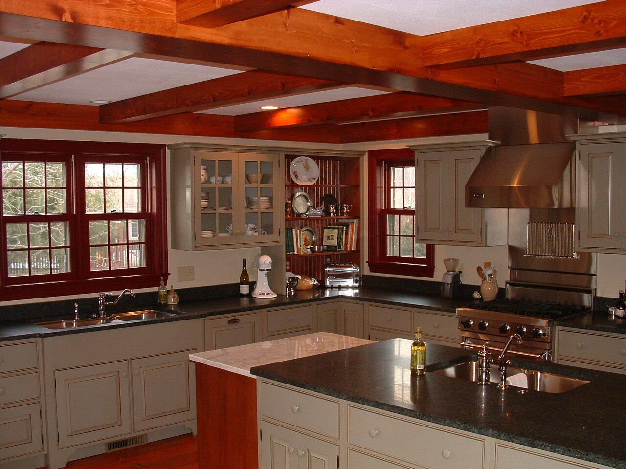 Granite kitchen countertop