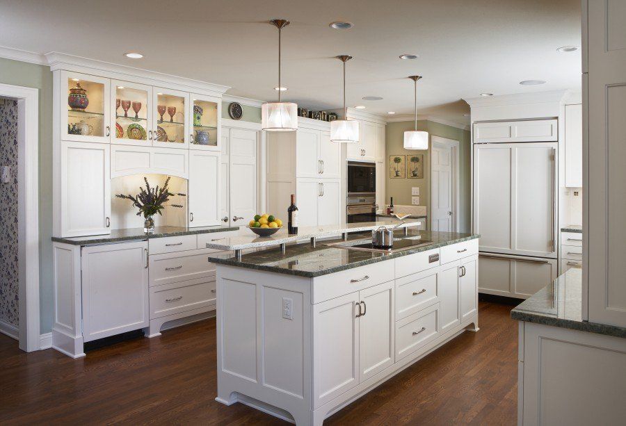 Granite kitchen countertop
