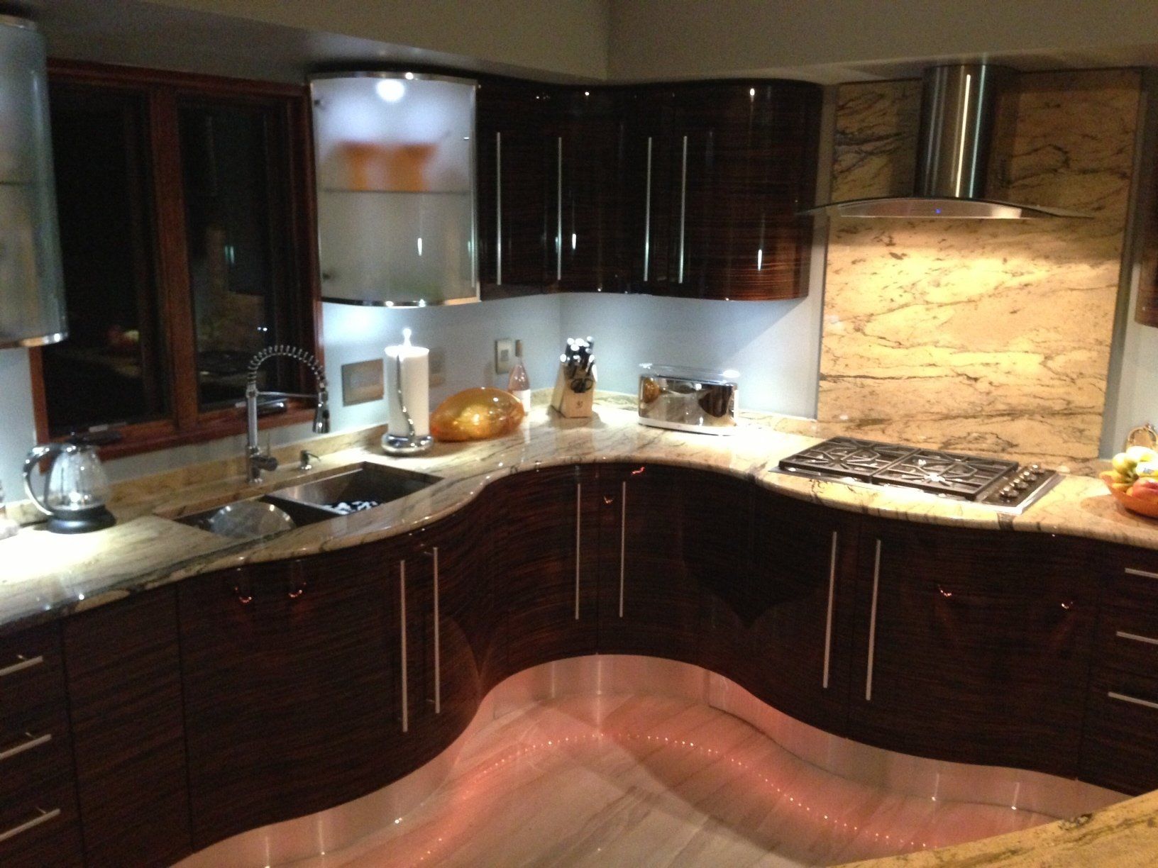 Granite kitchen countertop