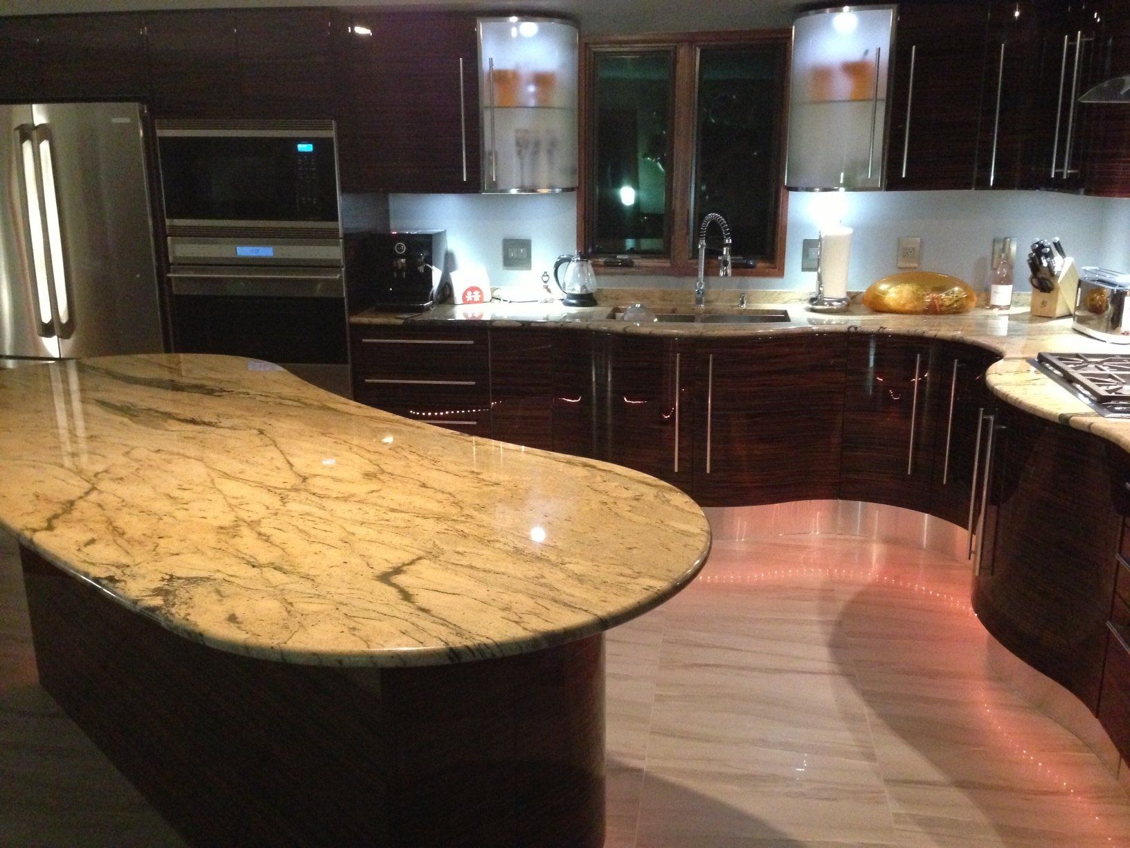 Granite kitchen countertop