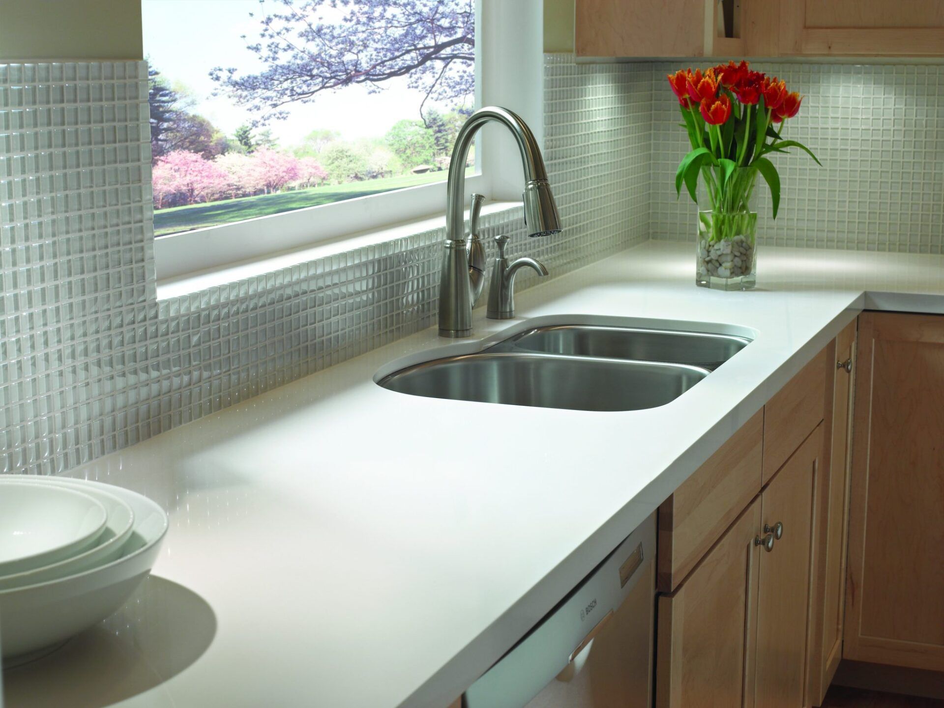 Granite kitchen countertop