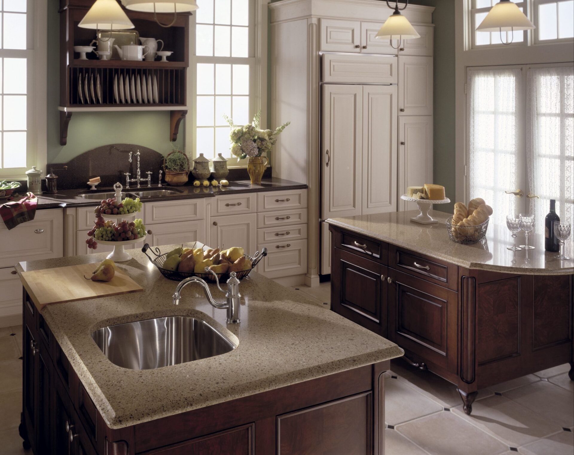 Granite kitchen countertop