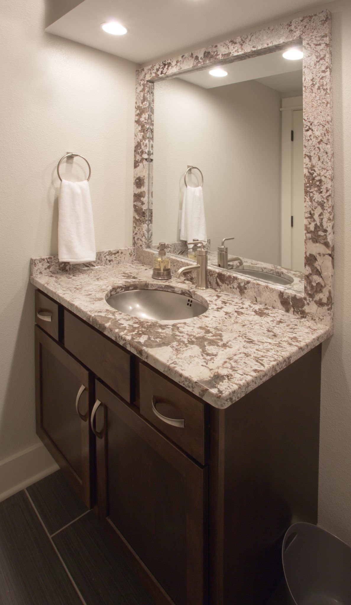 Bathroom vanity countertop