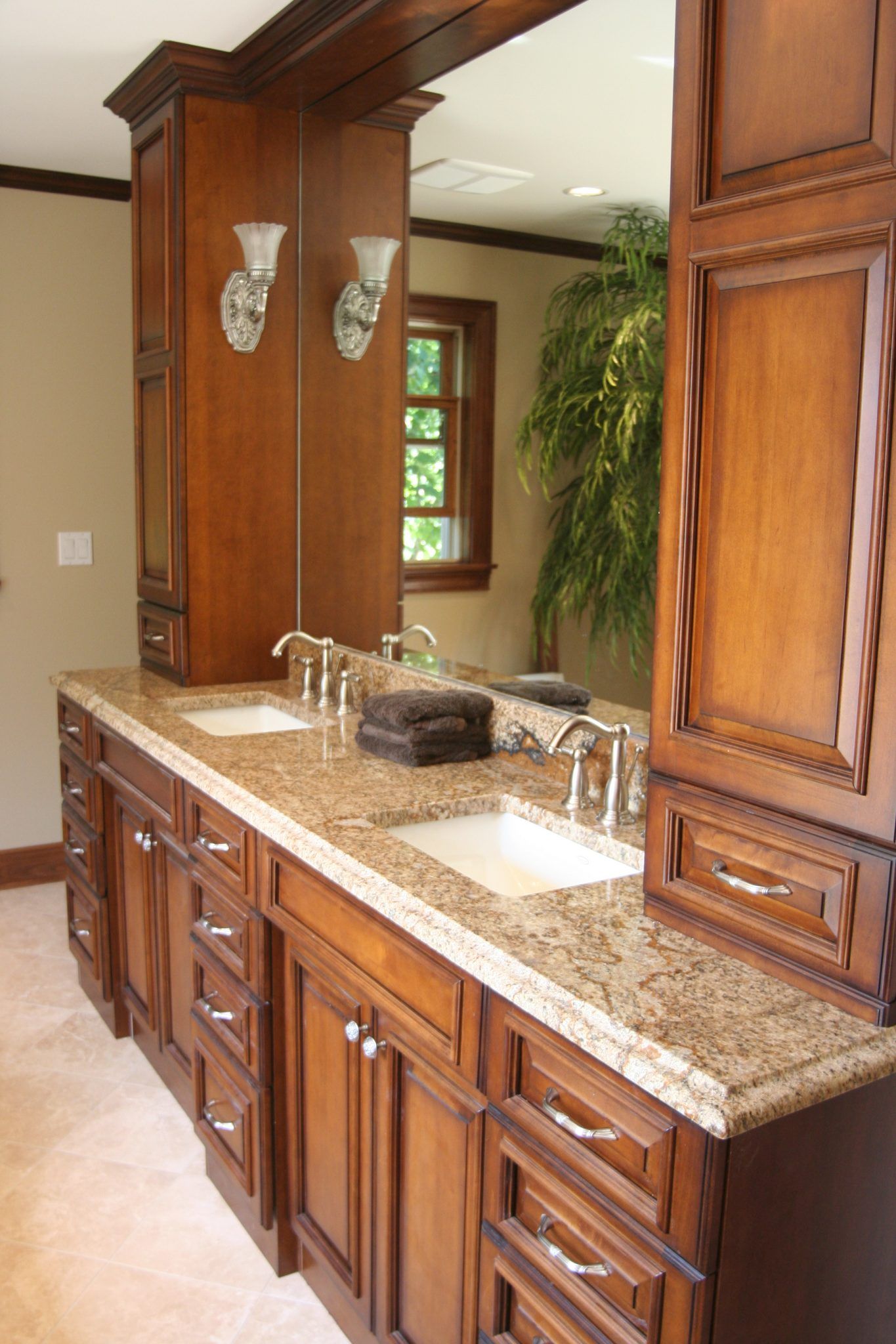 Bathroom vanity countertop